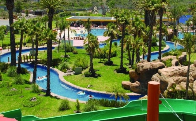 Vista del parque acuatico